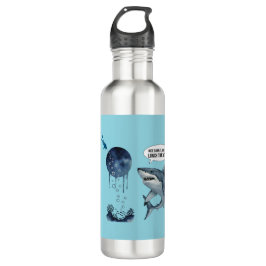 Botella De Agua Shark water bottel 