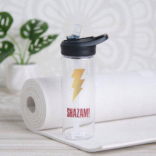 Botella De Agua ¡SHAZAM! Furia de los dioses Insignia Lightning