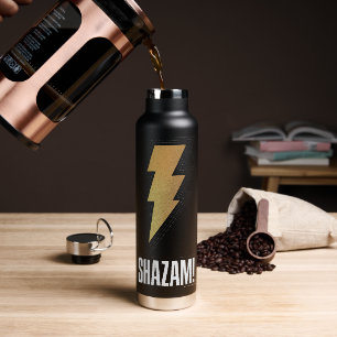 Botella De Agua ¡SHAZAM! Furia de los dioses Insignia Lightning