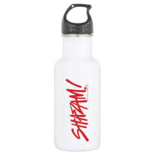 Botella De Agua ¡SHAZAM! Furia de los dioses   Logotipo del marcad