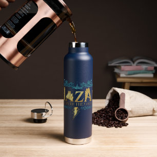 Botella De Agua ¡SHAZAM! Furia de los dioses Logotipo mítico