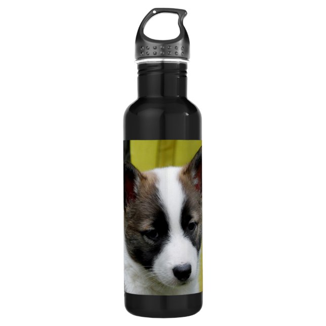 Botella De Agua Sheepdog islandés 2014-0806 (Anverso)