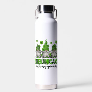 Botella De Agua Shenanigans con mis gnomies el hogar del Día de Sa
