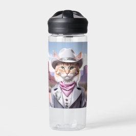 Botella De Agua Sheriff Cat