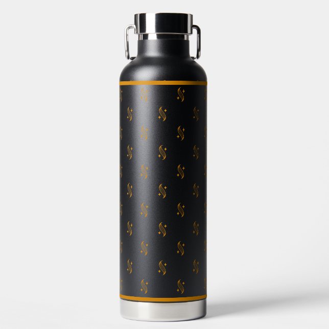 Botella De Agua Shine logo pattern Water Bottle (Delantero)