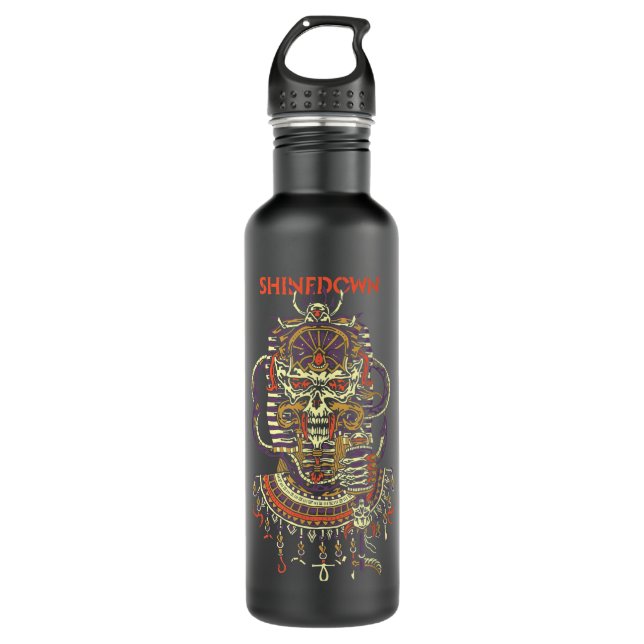 Botella De Agua Shinedown Planet Zero Skull  (Anverso)