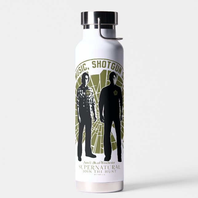 Botella De Agua "Shotgun" del supernatural Winchester Brothers (Izquierdo)