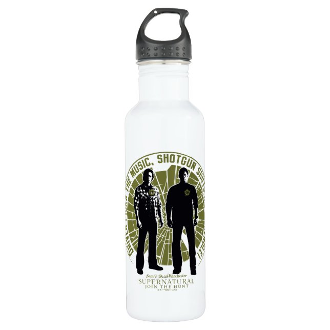 Botella De Agua "Shotgun" del supernatural Winchester Brothers (Anverso)