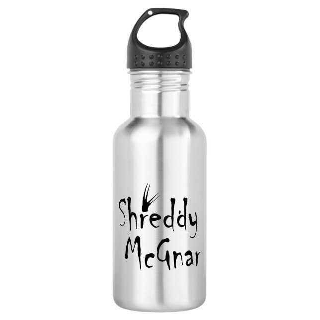 Botella De Agua Shreddy McGnar (Anverso)