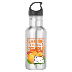 Botella De Agua Shrimp Tempura Cat