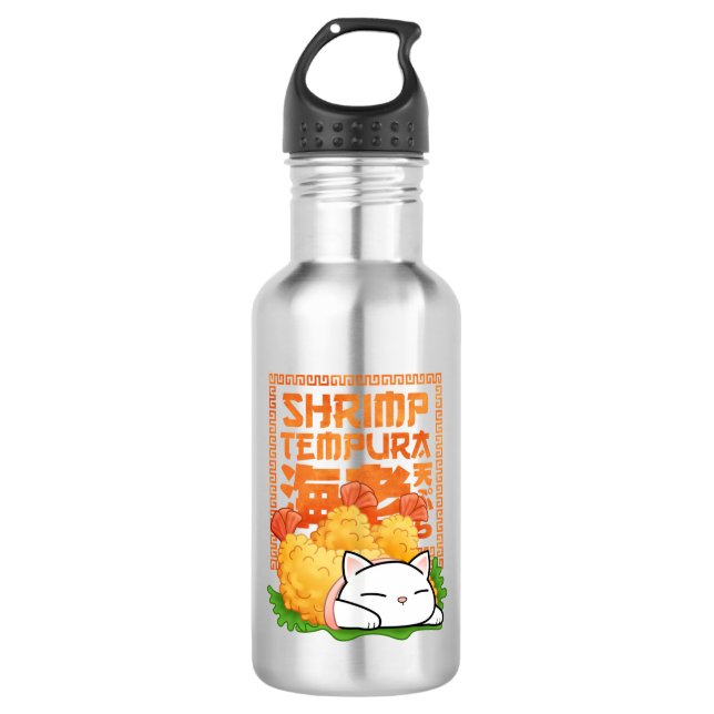 Botella De Agua Shrimp Tempura Cat (Anverso)
