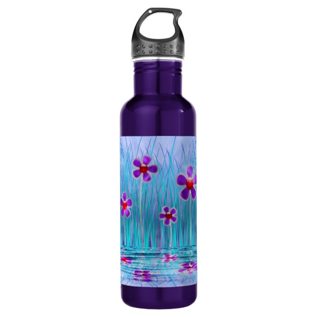 Botella De Agua Shy Daisies (Anverso)