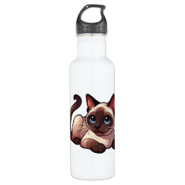 Botella De Agua Siamese cat