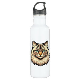 Botella De Agua Siberian Cat