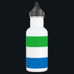 Botella De Agua Sierra Leone Flag<br><div class="desc">Patriotic flag of Sierra Leone.</div>