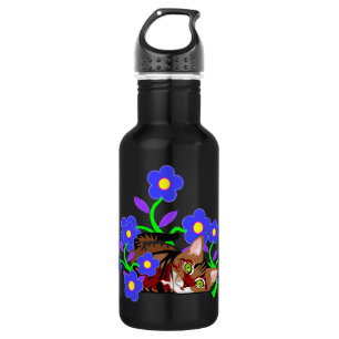 Botella De Agua Siesta del gato