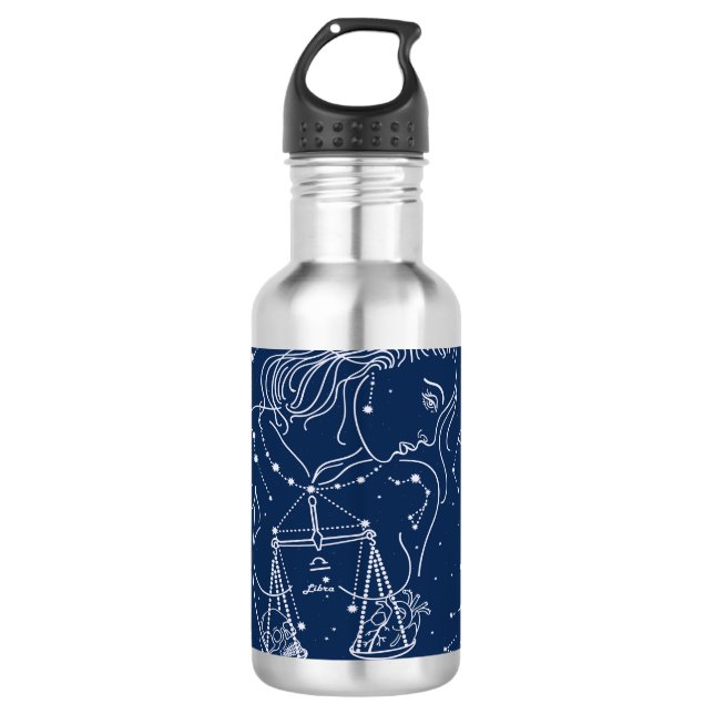 Botella De Agua Signo de Libra zodiac (Anverso)