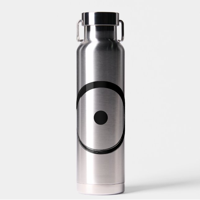 Botella De Agua Signo Solar Astrológico - Círculo Zen Budista 1 (Delantero)
