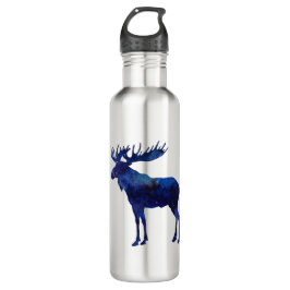 Botella De Agua Silhouette Blue Moose