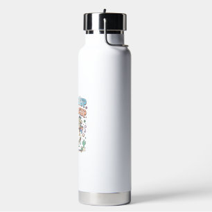 Botella De Agua Silla de unicornio Buttercup Kawaii Tipografía Des