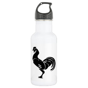 Botella De Agua Silueta de gallo