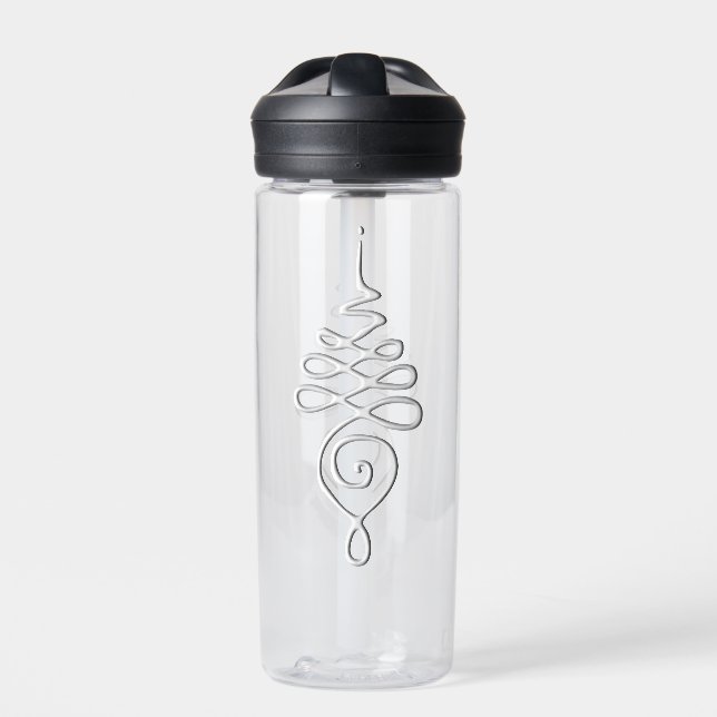Botella de agua Silver Unalome (Delante)