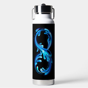 Botella De Agua Símbolo Infinito de Agua Fría y Clara