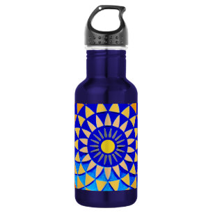 Botella De Agua Símbolo Mandala de Perfección