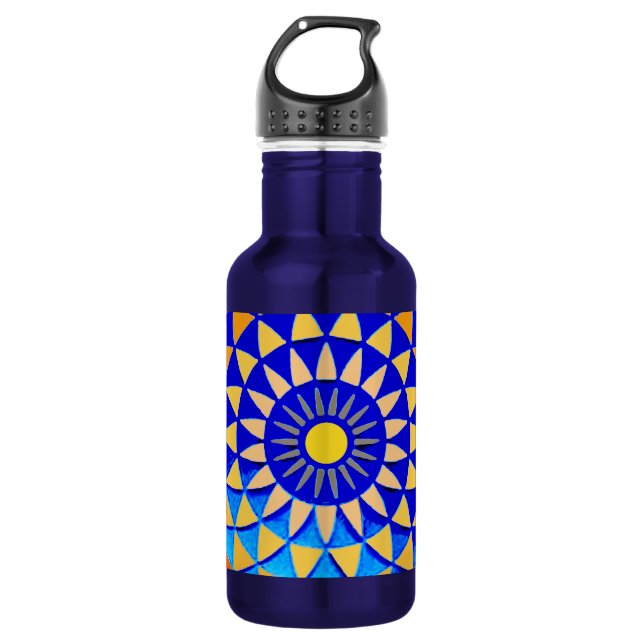 Botella De Agua Símbolo Mandala de Perfección (Anverso)