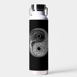 Botella De Agua símbolo Yin Yang Árbol de la Vida