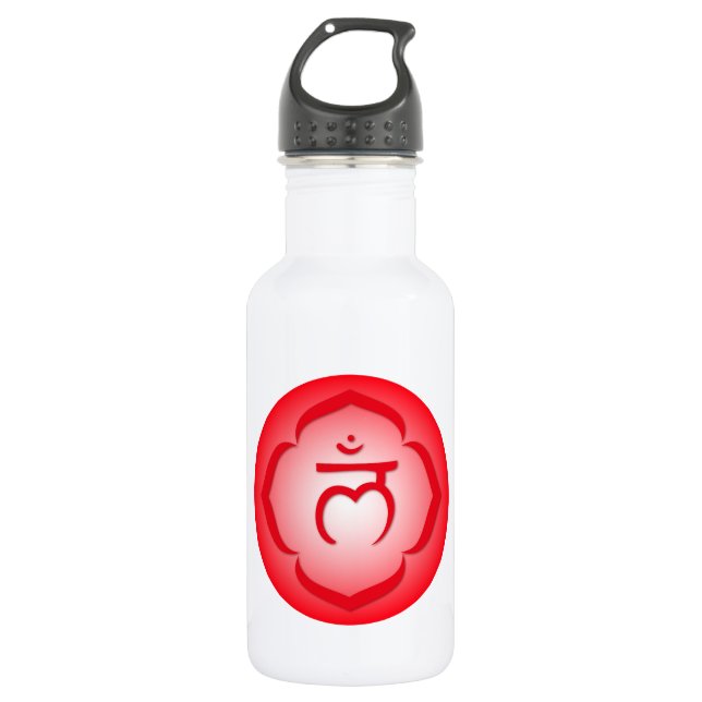 Botella De Agua Símbolos de Chakra (Anverso)