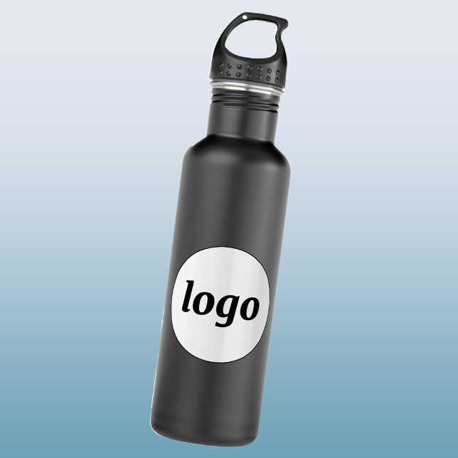 Botella De Agua Simple Logo Branding Business Promotional (Simple logo business branding promotional water bottle)