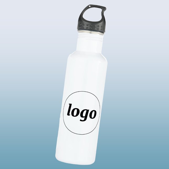 Botella De Agua Simple Logo Branding Business Promotional (Simple logo business branding promotional water bottle)