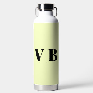 Botella De Agua simple minimal color sólido personalizado pastel p