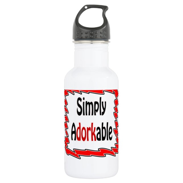 Botella De Agua Simplemente adorable (Anverso)