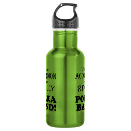 Botella De Agua Sin acordeón - Vestido de acero inoxidable de band