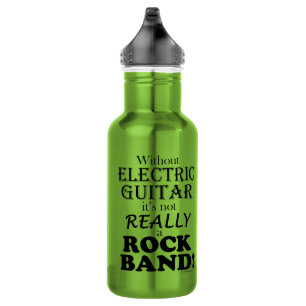 Botella De Agua Sin guitarra eléctrica: banda de rock