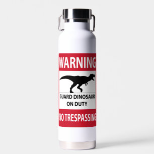 Botella De Agua Sin Rótulo de traspaso (T-Rex)