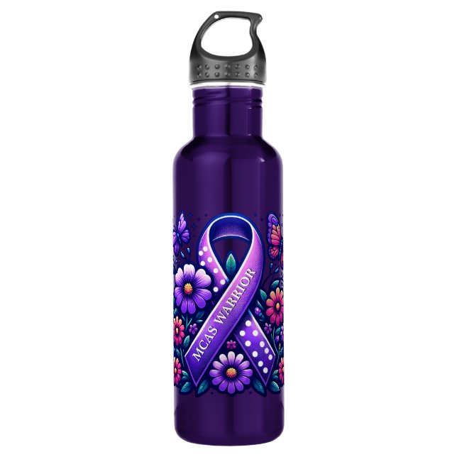 Botella De Agua Síndrome de activación de células mástiles MCAS Wa (Anverso)