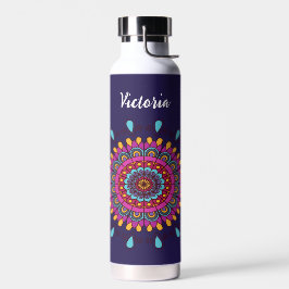 Botella De Agua Sinfonía del espectro de Mandala