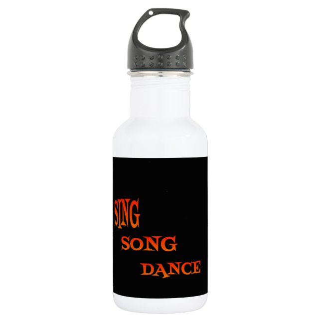 Botella De Agua Sing Song Dance Art (Anverso)