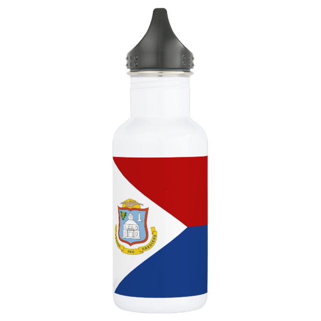 Botella De Agua Sint Maarten Flag (Izquierda)