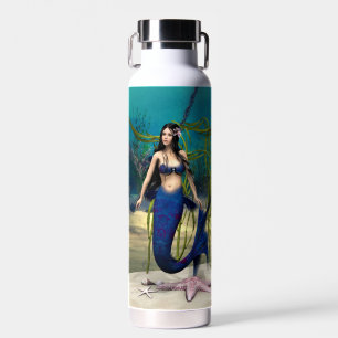 Botella De Agua Sirena Azul