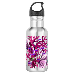 Botella De Agua Sirena de océano púrpura