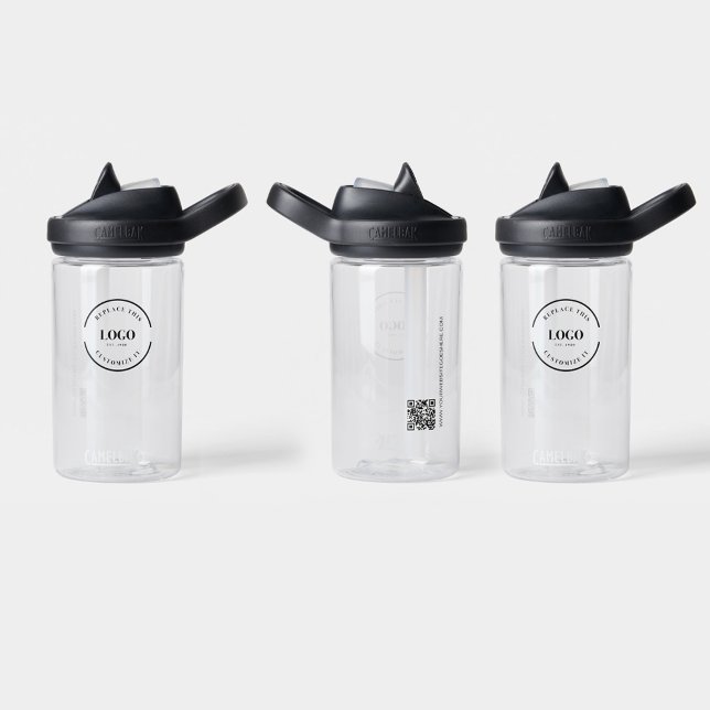 Botella De Agua Sitio web de código QR del Personalizado del logot (Business promotional logo water bottles with QR code websiste.)