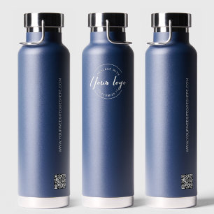 Botella De Agua Sitio web del código QR del Personalizado del logo