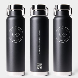 Botella De Agua Sitio web del código QR del Personalizado del logo