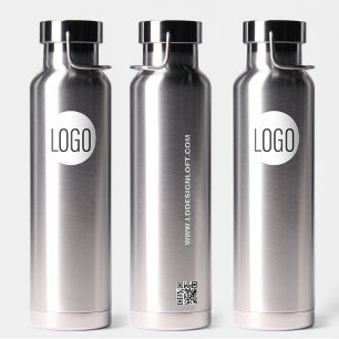 Botella De Agua Sitio web del código QR del Personalizado del logo