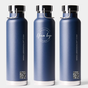 Botella De Agua Sitio web del logotipo del Personalizado de promoc