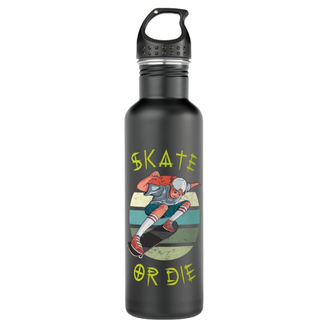 Botella De Agua Skate o muere Skateboard Boy (Anverso)